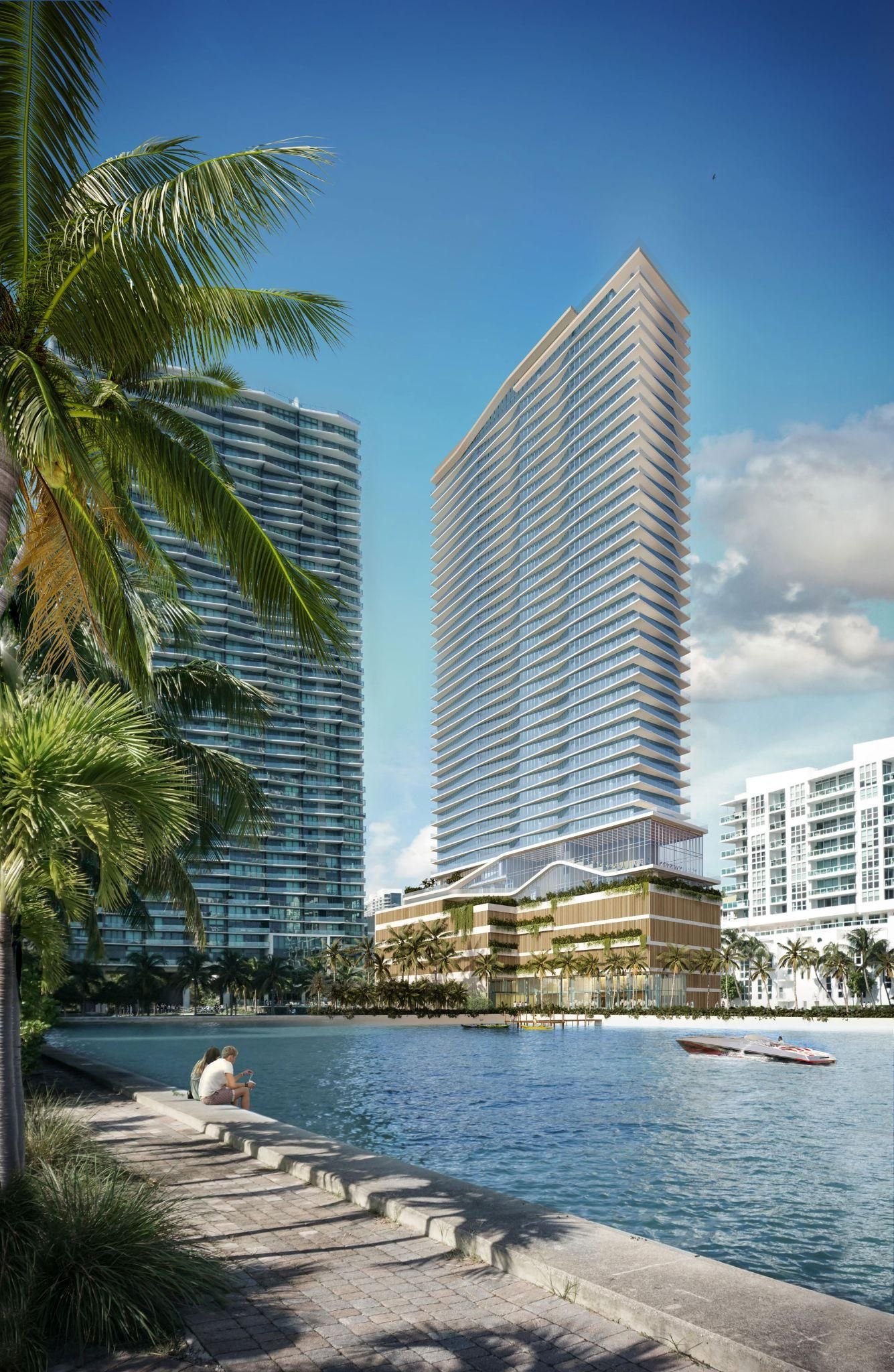 Antares Barcelona tower render